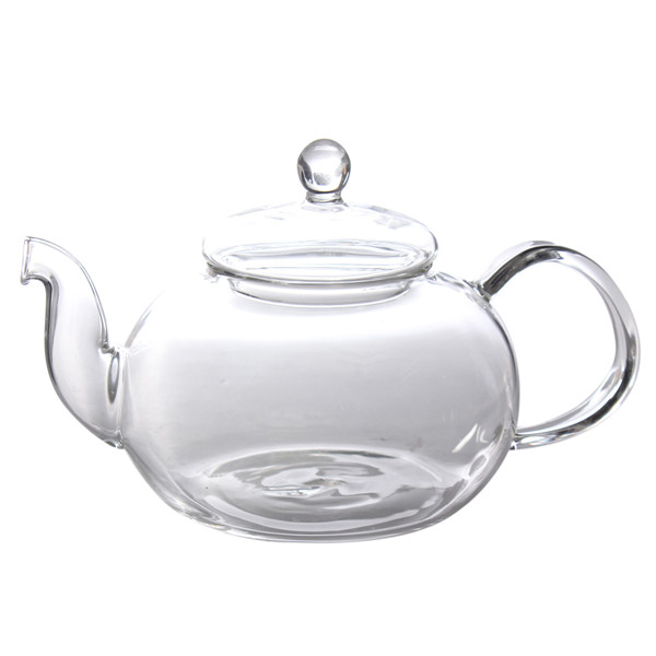useful 800ml flower coffee glass tea pot large blooming chinese glass teapots heat resistant glass tea pots infuser