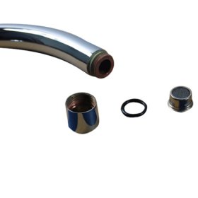 chrome centerset kitchen faucet