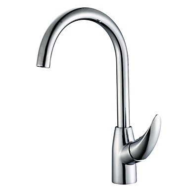 new contemporary brass single handle kitchen faucet (chrome finish new contemporary brass single handle kitchen faucet (chrome finish