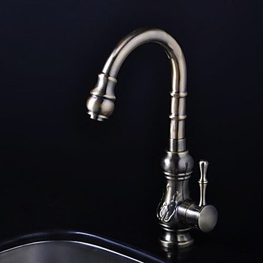 new [five years quality assurance] antique inspired kitchen faucet - antique bronze finish
