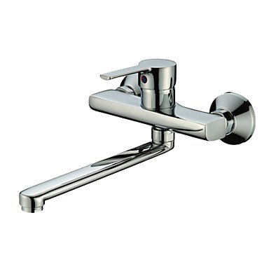new [five years quality assurance] contemporary solid brass kitchen faucet (wall mount)