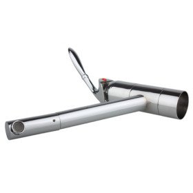 single handle chrome centerset kitchen faucet