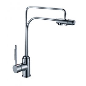 single handle chrome centerset kitchen faucet joint pure water filter single handle chrome centerset kitchen faucet joint pure water filter