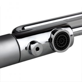 single handle chrome centerset kitchen faucet joint pure water filter