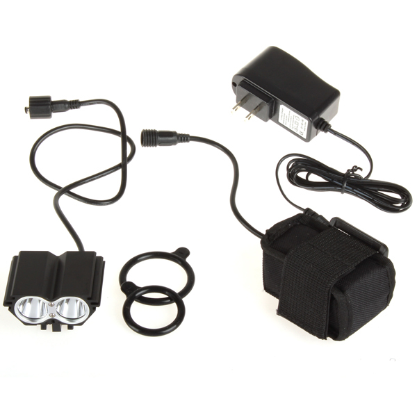 1000lm super bright cree xml u2 led bike light bicycle lamp outdoor led cycling light front + battery pack + charger dropship