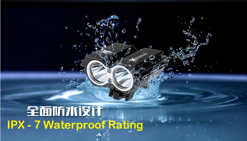 1000lm super bright cree xml u2 led bike light bicycle lamp outdoor led cycling light front + battery pack + charger dropship