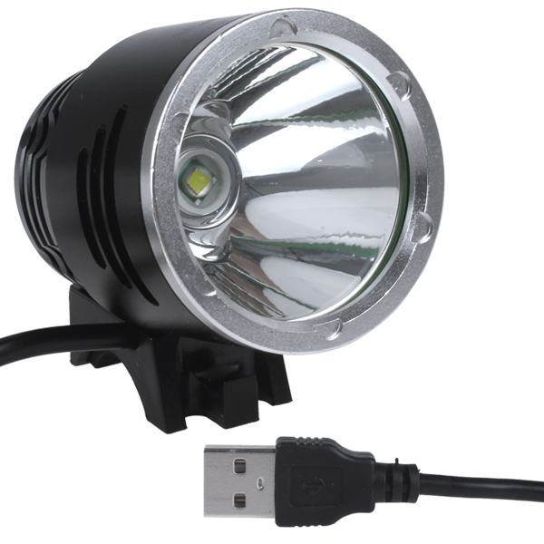 1200 lumen cree xml t6 led usb bike light front bicycle lamp & led headlight headlamp with 3 modes high / low / strobe