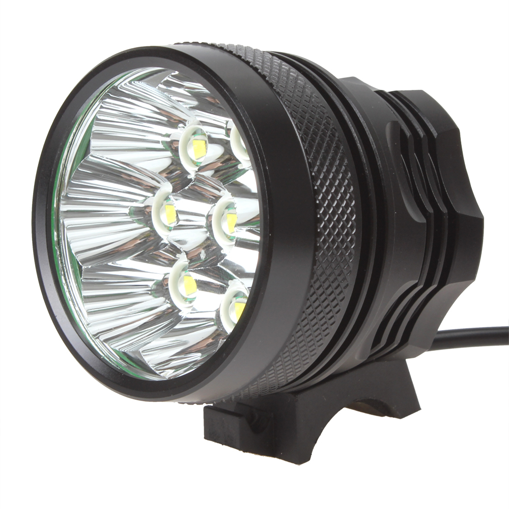 5000lm 8 x cree xml t6 led bike light bicycle led front light lamp cycling + 8.4v 8000mah rechargeable battery pack + charger