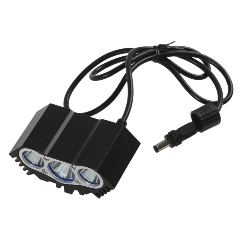6000lm 3 x cree xml u2 led bike light front bicycle lamp cycling night headlight + battery & charger