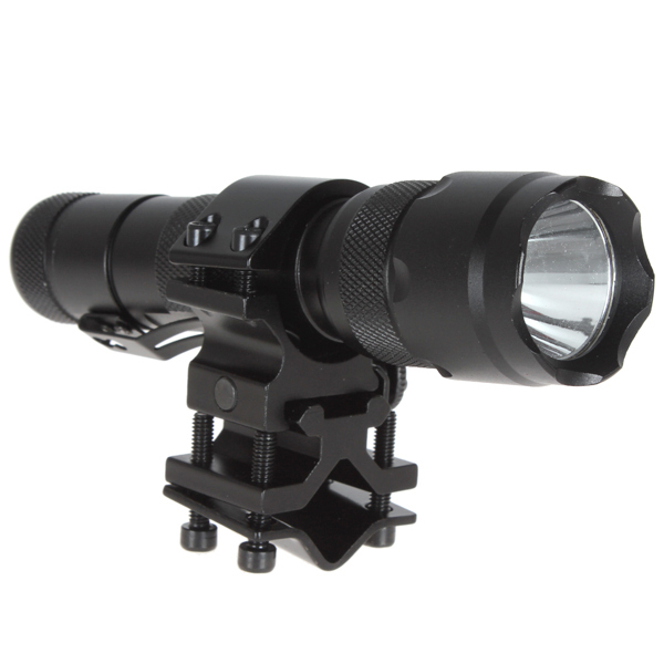 cree xml t6 1000 lumen led flashlight torch bicycle flash light bike lamp + battety + charger + remote pressure switch + holder