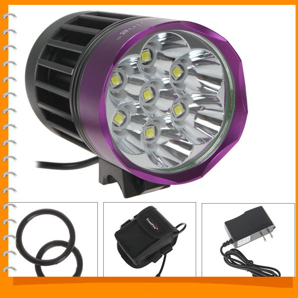 powerful high-end securitying 7 x cree xm-l2 led front bicycle light bike lamp - 3200lm ipx4 waterproof powerful high-end securitying 7 x cree xm-l2 led front bicycle light bike lamp - 3200lm ipx4 waterproof