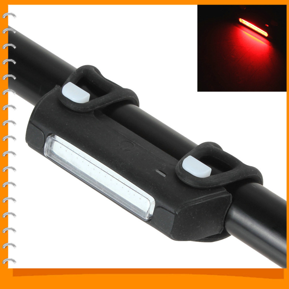 red light usb rechargeable tail light taillight front / rear lamp led bicycle bike safety warning light pack for travel cycling