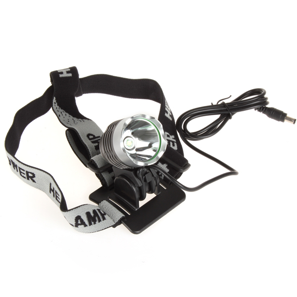 securitying 1200lm cree xml t6 led headlamp headlight & bicycle head light bike lamp+ battery & adapter