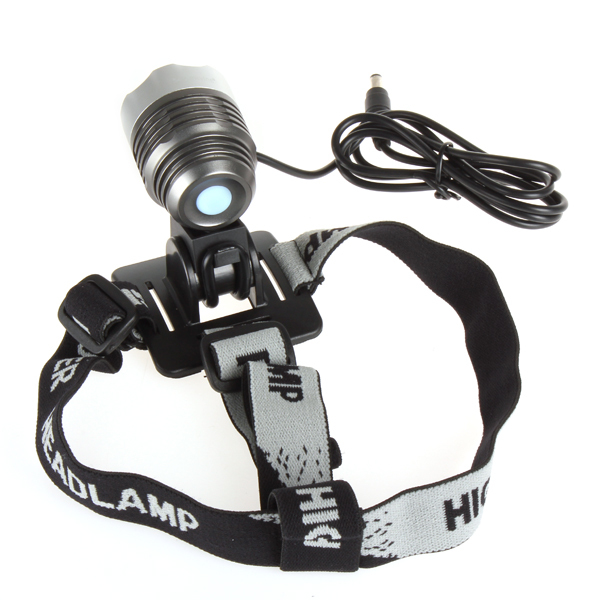 securitying 1200lm cree xml t6 led headlamp headlight & bicycle head light bike lamp+ battery & adapter