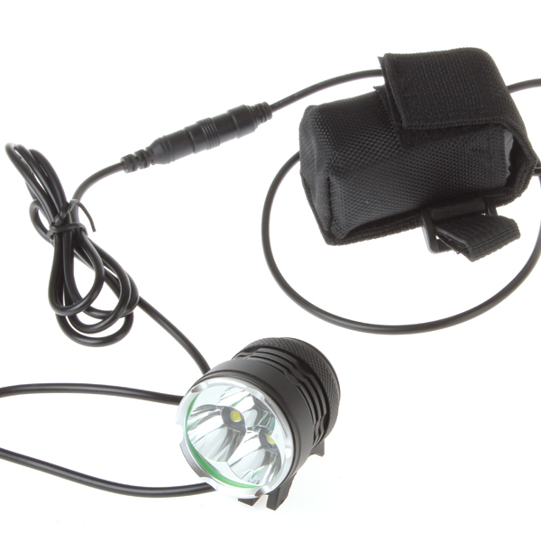 ! securitying 1500lm cree xml t6 led bicycle light front bike head lamp & headlight headlamp + battery pack