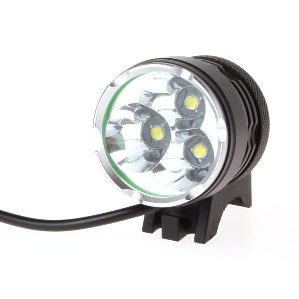! securitying 1500lm cree xml t6 led bicycle light front bike head lamp & headlight headlamp + battery pack