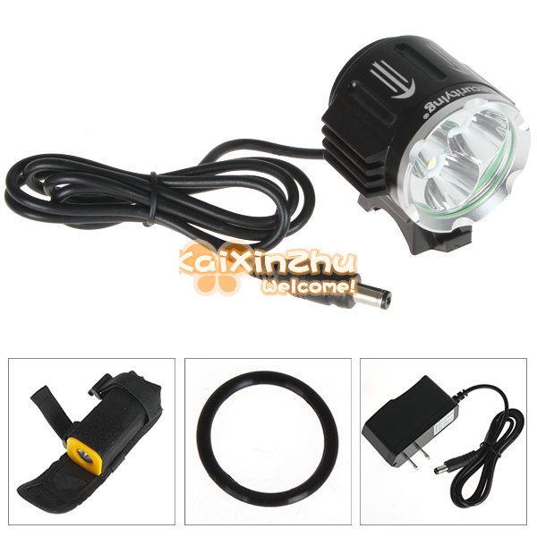 securitying 3 modes 2100lm 3x cree xm-l 2 led front bicycle lamp cycling led bike light + battery pack + charger