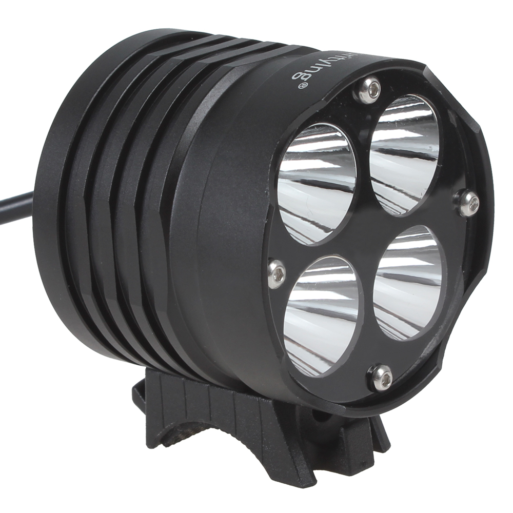 securitying 3200lm cree xml t6 led bike light headlamp super bright waterproof led front bicycle lamp headlight + battery pack