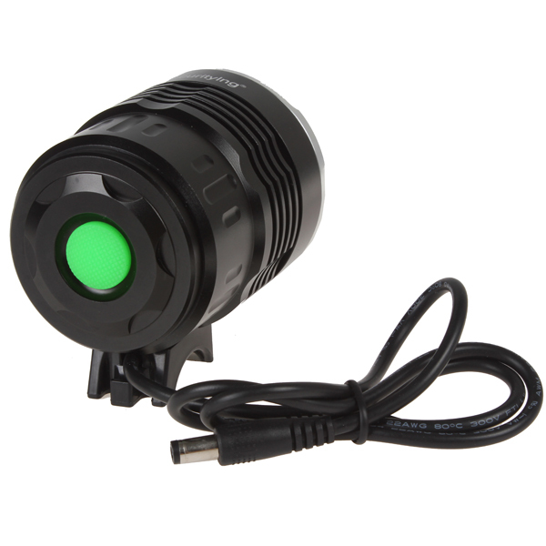 securitying 5000 lumen super bright 4 x cree xml t6 led bicycle light bike lamp for cycling + 4000mah battery pack + charger