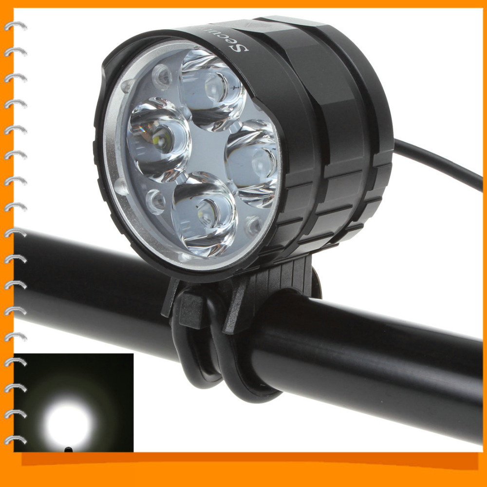 securitying 5000lm cree xml t6 led bike light waterproof rechargeable cycling bicycle night lamp with 6400mah battery & charger securitying 5000lm cree xml t6 led bike light waterproof rechargeable cycling bicycle night lamp with 6400mah battery & charger