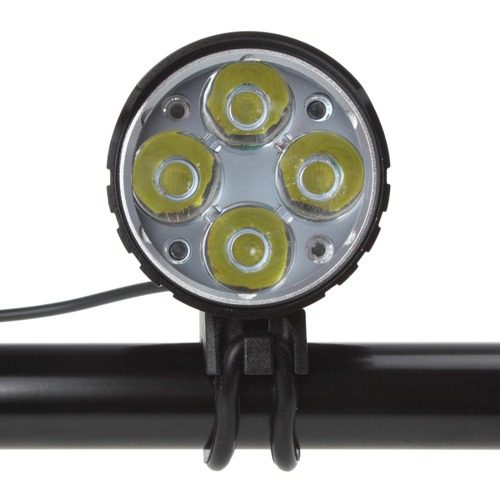securitying 5000lm cree xml t6 led bike light waterproof rechargeable cycling bicycle night lamp with 6400mah battery & charger