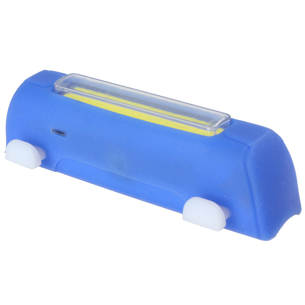 usb rechargeable bicycle tail light taillight 4 modes white led front / rear lamp bike safety light pack for travel / cycling