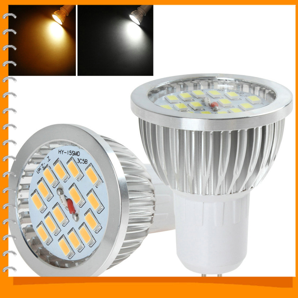 2pcs! gu5.3 15 x smd 5730 led spotlight ceiling light bulb ac 85-265v 6w 640-720lm warm white / white led spot light lamp 2pcs! gu5.3 15 x smd 5730 led spotlight ceiling light bulb ac 85-265v 6w 640-720lm warm white / white led spot light lamp