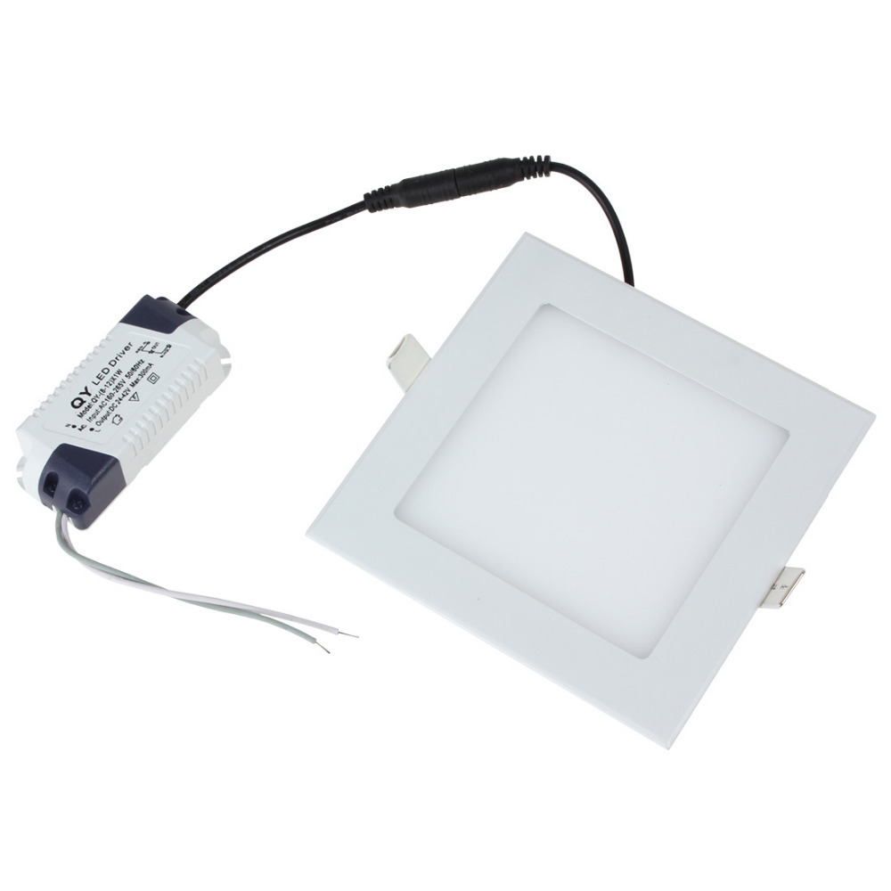 9w ultra thin square led panel light warm white / white light energy saving ceiling lamp