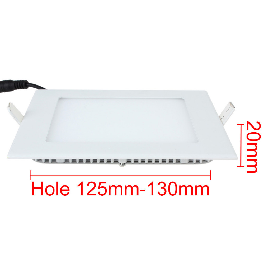 9w ultra thin square led panel light warm white / white light energy saving ceiling lamp