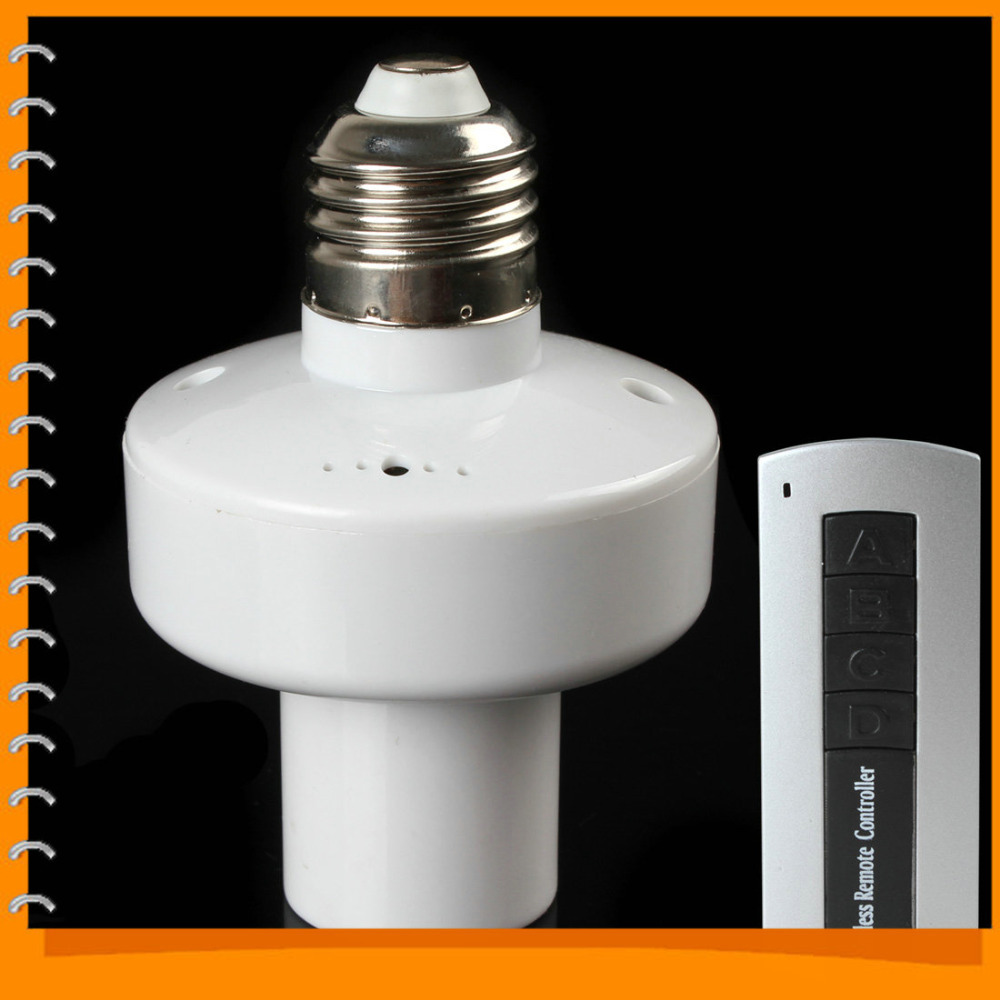 durable e27 screw lamp holder wireless remote control light lamp bulb cap socket switch durable e27 screw lamp holder wireless remote control light lamp bulb cap socket switch