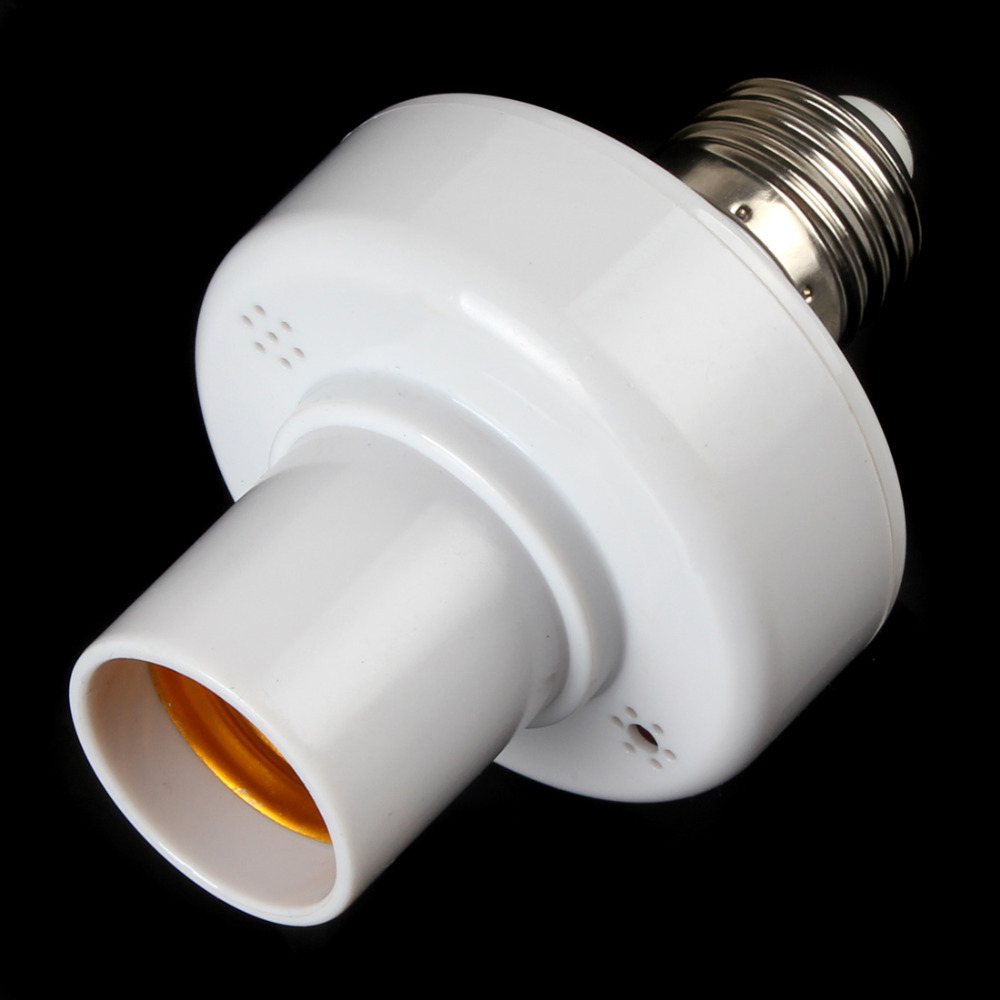 durable e27 screw lamp holder wireless remote control light lamp bulb cap socket switch