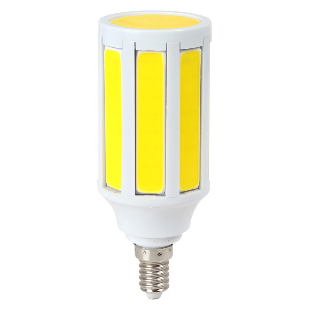 e14 15w 110v / 220v cob led corn bulb ultra bright white / warm white led corn light lamp