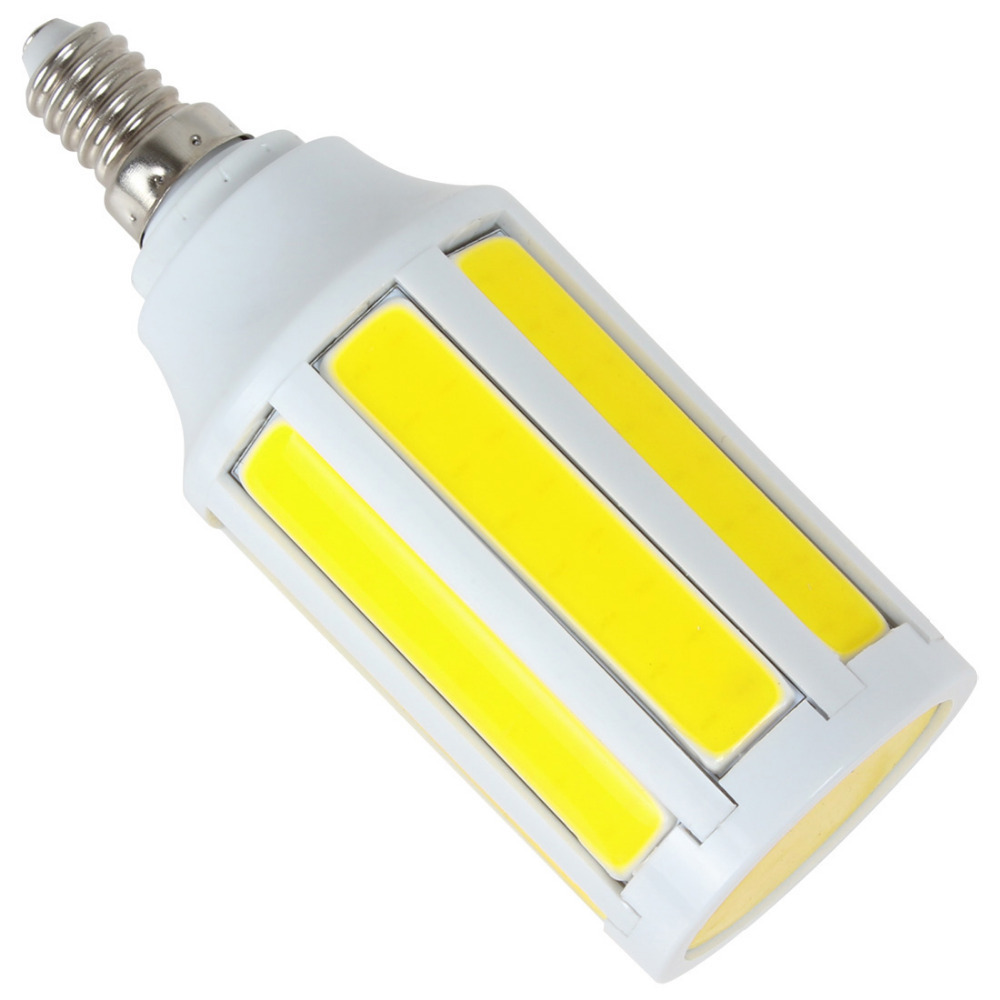 e14 15w 110v / 220v cob led corn bulb ultra bright white / warm white led corn light lamp