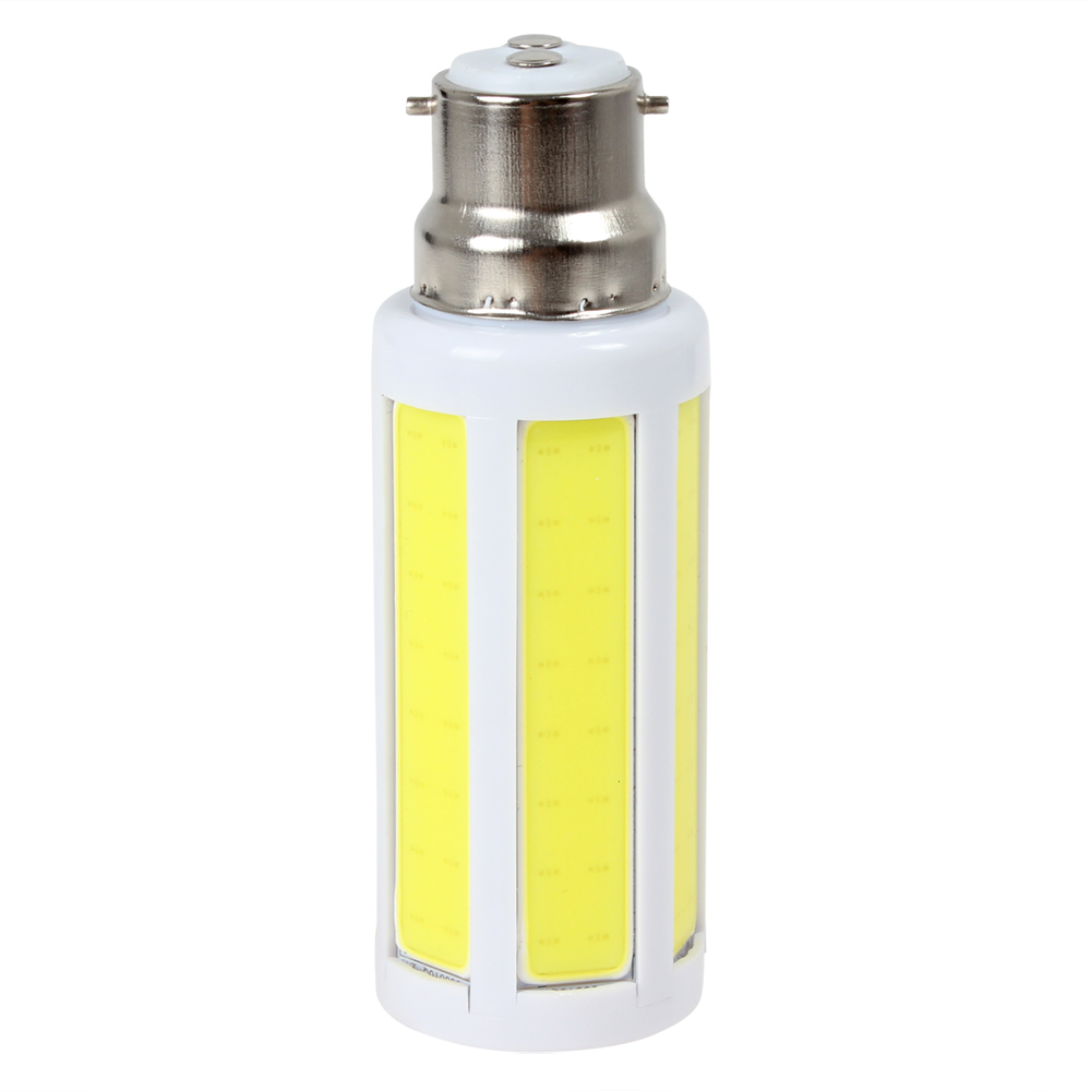 ultra bright b22 12w cob led corn bulb light 360 degree 110v / 220v white / warm white led bulb lamp