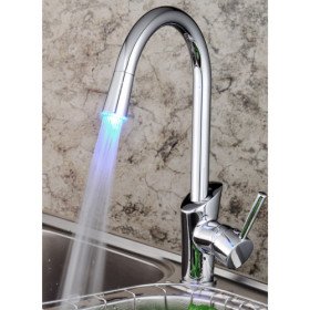 chrome single handle led centerset kitchen faucet chrome single handle led centerset kitchen faucet