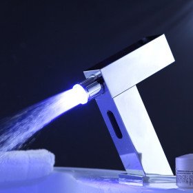 new color changing led kitchen faucet with automatic sensor