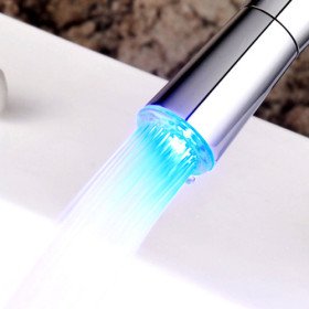 new led centerset contemporary chrome bathroom sink faucet