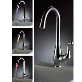 single handle chrome centerset led kitchen faucet single handle chrome centerset led kitchen faucet