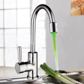 single handle chrome centerset led kitchen faucet single handle chrome centerset led kitchen faucet