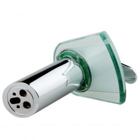 single handle led glass sink faucet