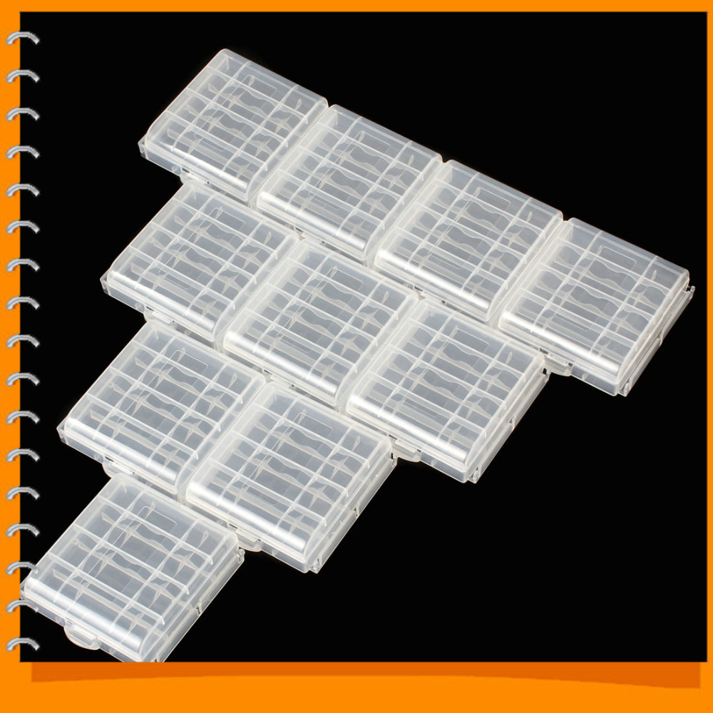 10pcs/set! hard plastic aa aaa battery storage box aa aaa battery holder case 10pcs/set! hard plastic aa aaa battery storage box aa aaa battery holder case