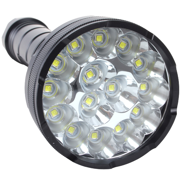 12000lm super bright 15pcs cree xm-l2 led flashlight torch 5 modes ipx6 waterproof led flash light with 1200m lighting distance