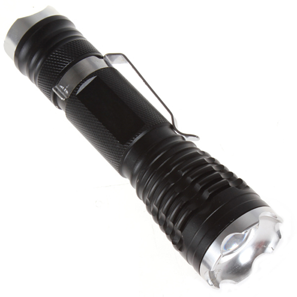 1600 lumen zoomable focus mini cree xml t6 led flashlight torch waterproof pocket 1600lm led flash light