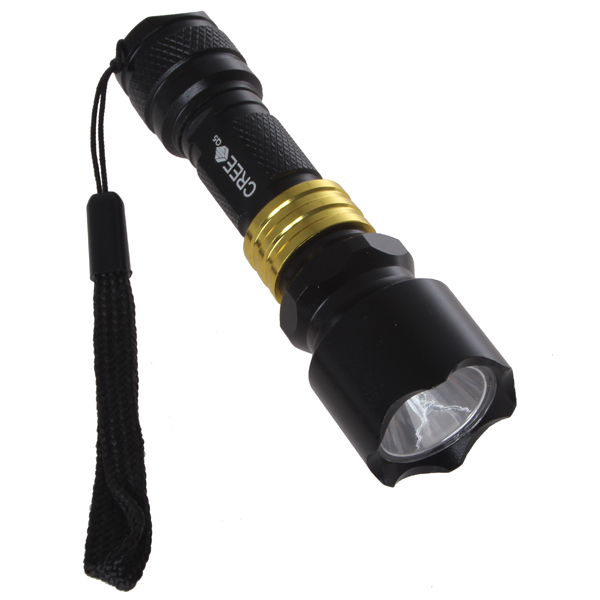 2pcs! 300lm cree q5 led flashlight torch aaa waterproof portable mini pocket led flash light lamp for outdoor caming hiking