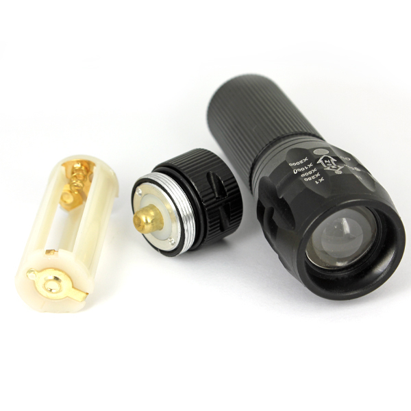 3 watt bright cree q5 led flashlight torch aaa flash light for outdoor camping hiking with advanced focus system