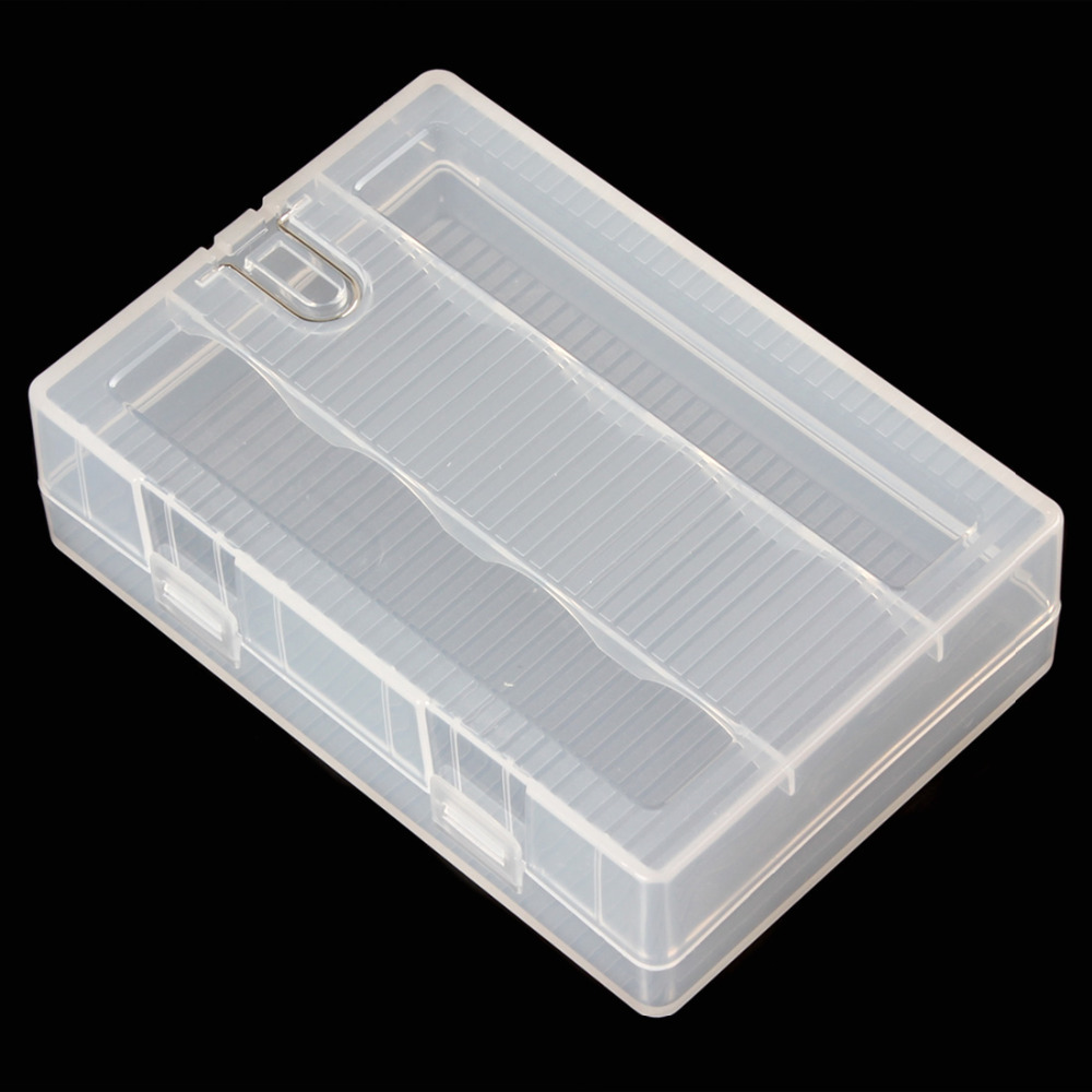 3pcs! portable hard plastic battery storage box case holder for 4 x 26650 batteries