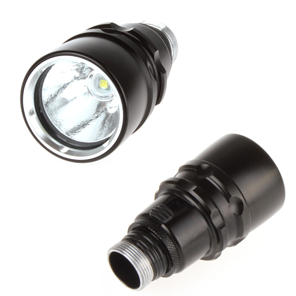 500 lumen cree xml t6 led diving flashlight torch 50m underwater waterproof diver 18650 led flash light