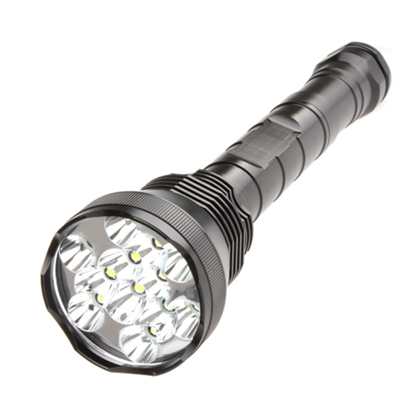 ! 7200 lumen super bright 12 x cree xml t6 led flashlight torch 5 mode rechargeable 7200lm led flash light