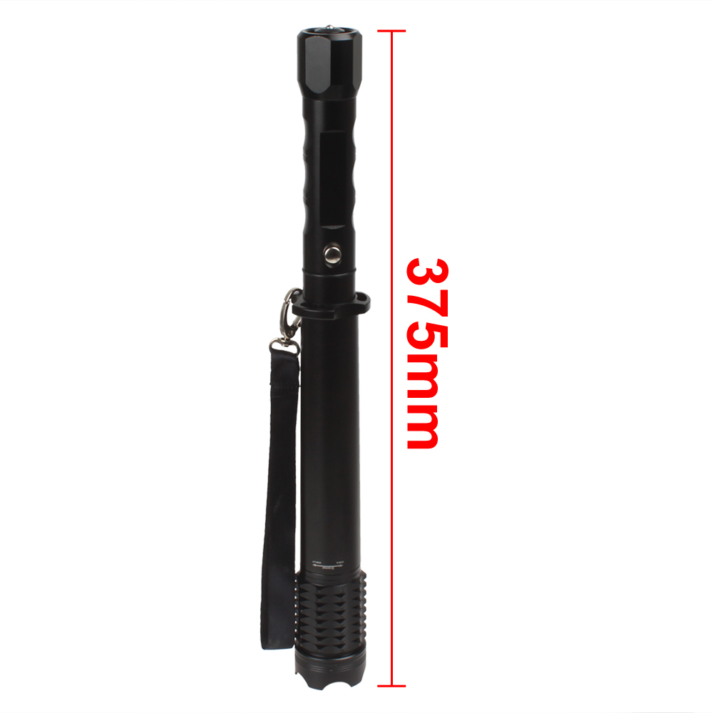 bright 1000lm zoomable led flashlight torch red warning tube zoom cree xp-g r5 led flash light