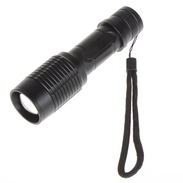 cree xml t6 1600 lumen super bright led flashlight torch 18650 aaa zoom led flash light with 5 modes